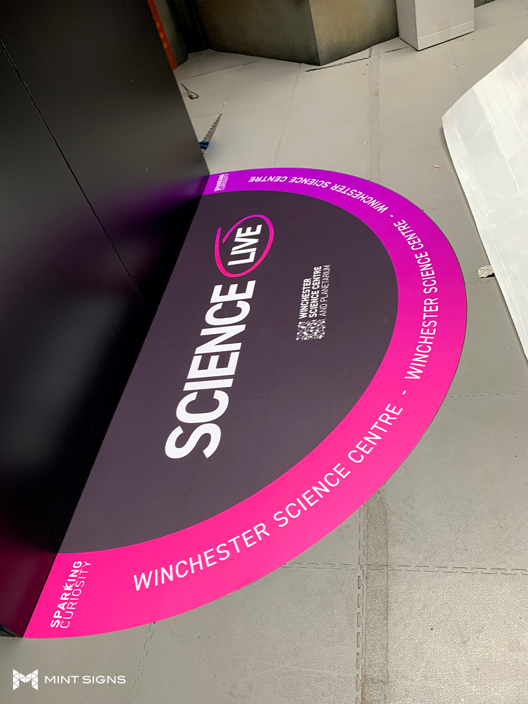 Winch Science Planetarium-floor-stickers